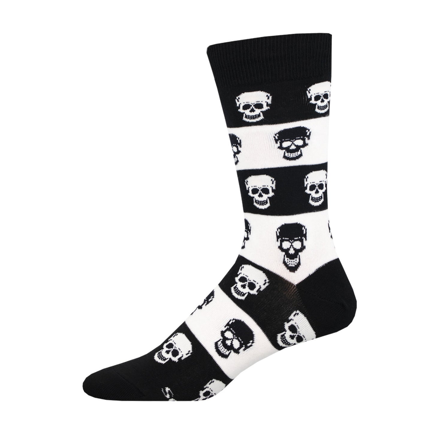 SOCKSMITH B/W SKULLS