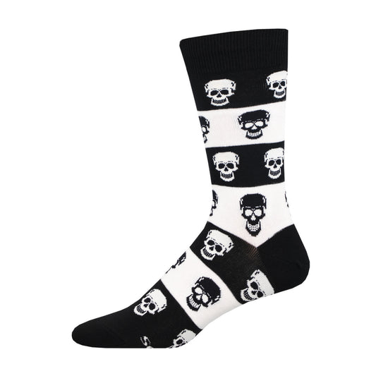 SOCKSMITH B/N SKULLS