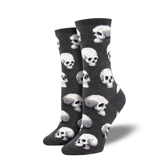 SOCKSMITH SACRED SKULLS GRAY