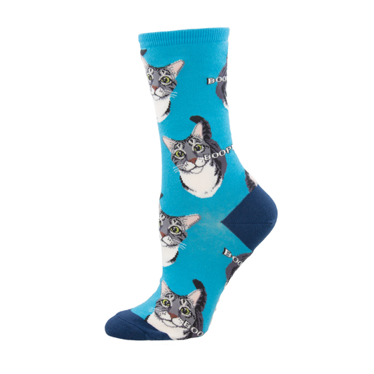 SOCKSMITH BOOP CAT BLUE