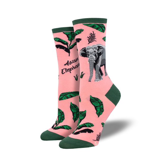 SOCKSMITH ELEPHANT PINK