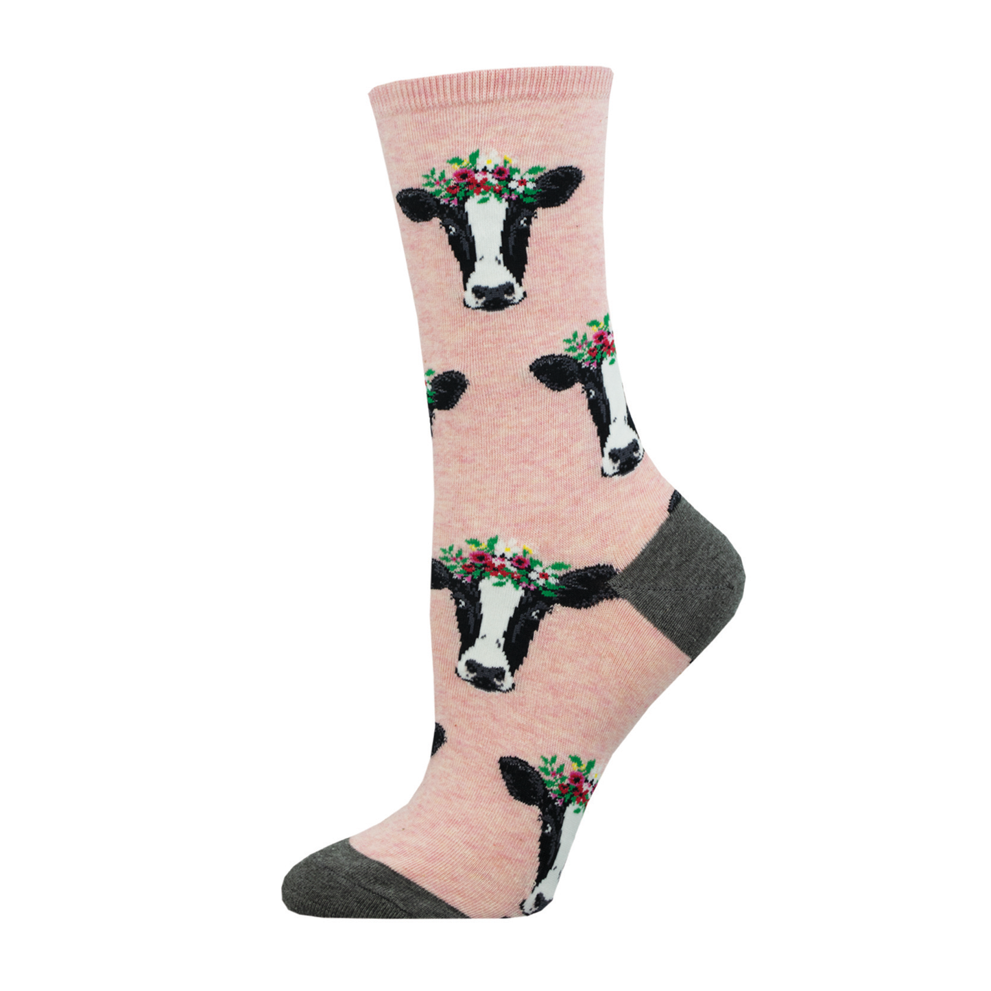 SOCKSMITH COW PINK