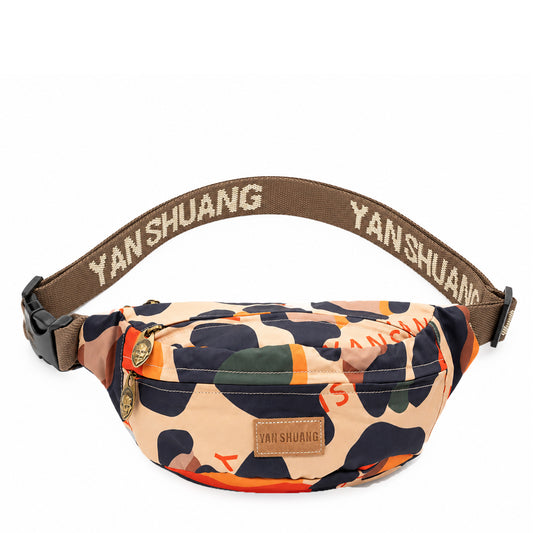 YAN SHUANG Colored Leopard Fanny Pack